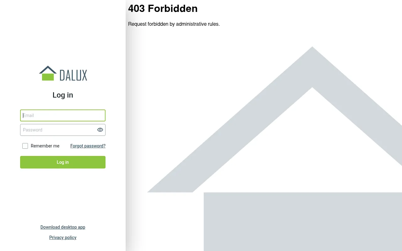 Screenshot of node2.build.dalux.com
