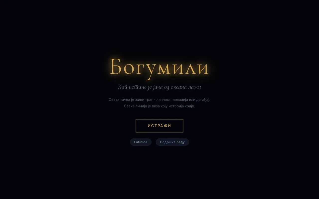 Screenshot of bogumiliinfo.com