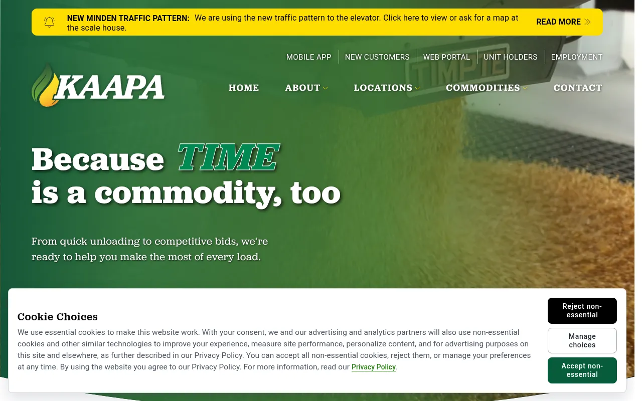 Screenshot of kaapaethanol.com