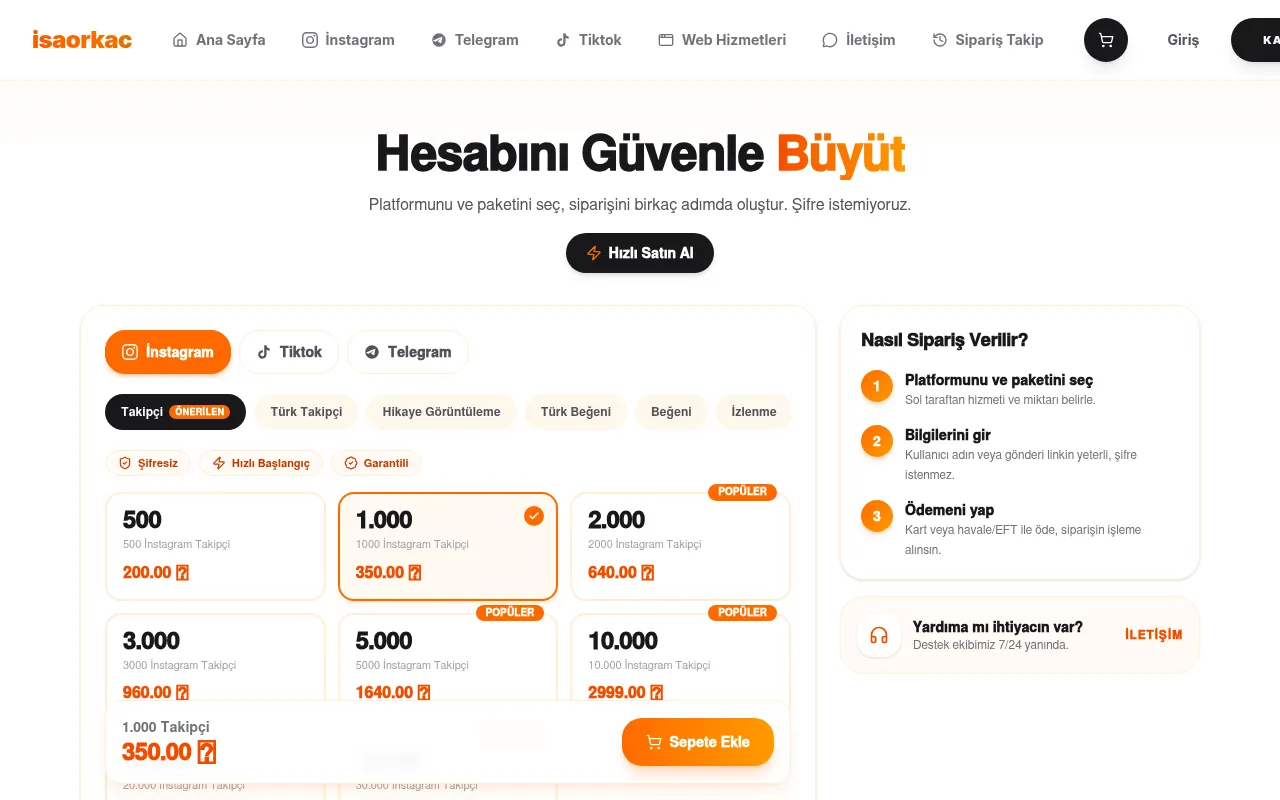 Screenshot of isaorkac.com