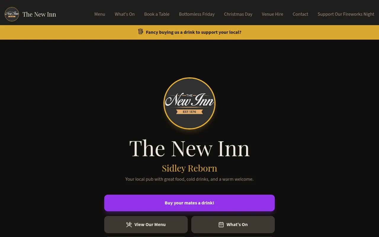 Screenshot of thenewinnsidleyreborn.com