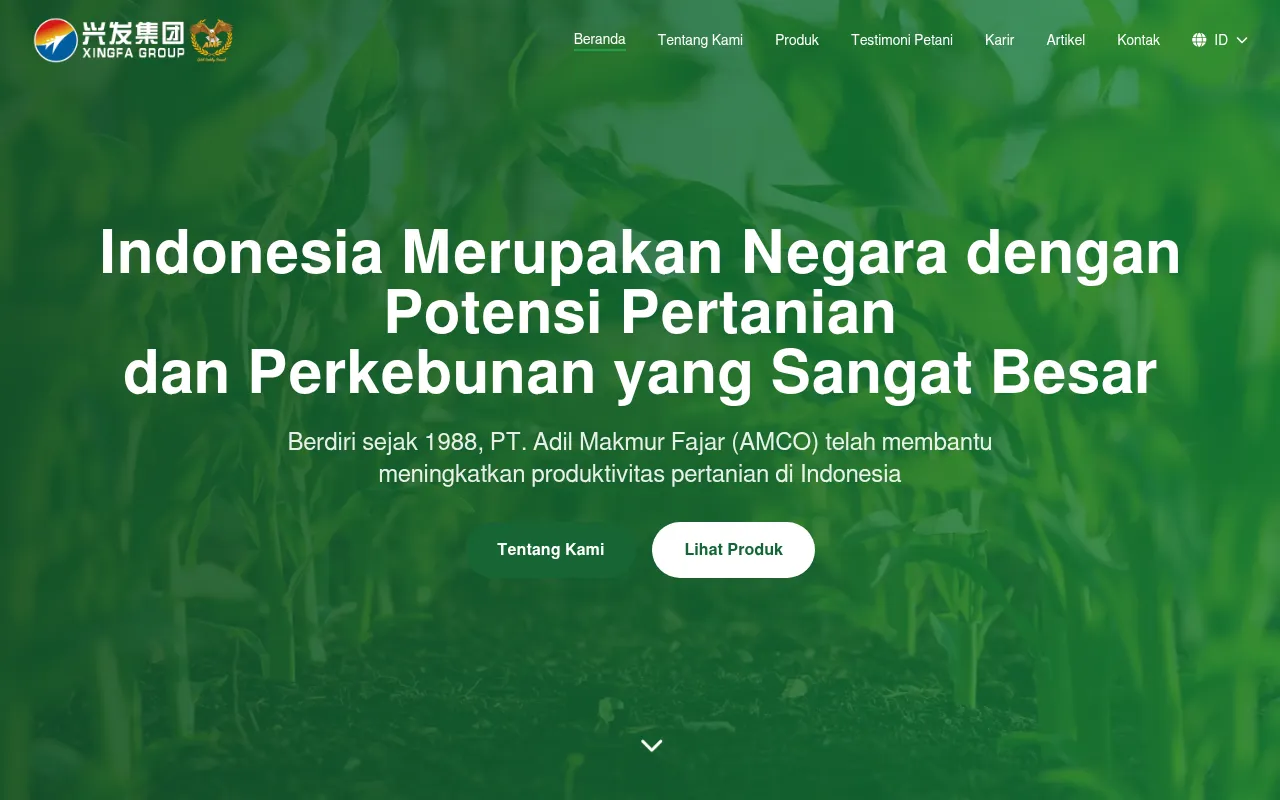 Screenshot of adilmakmurfajar.com