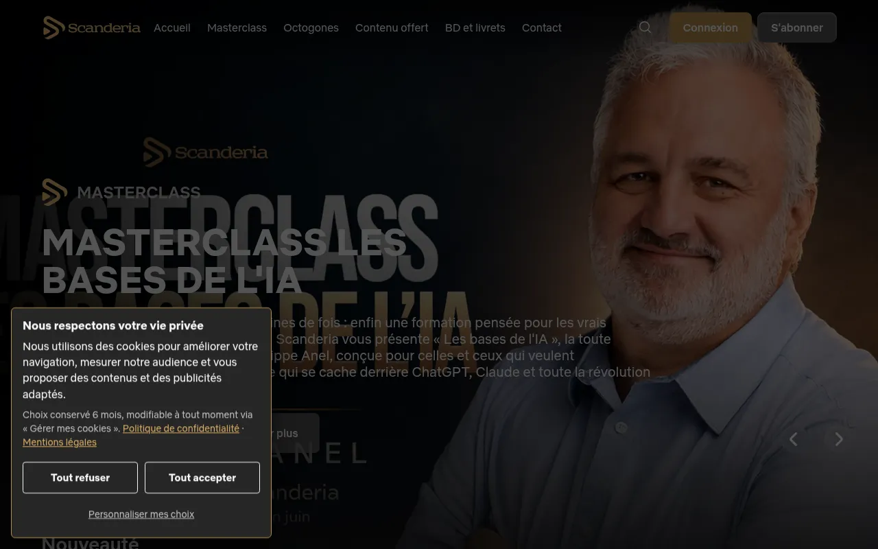Screenshot of scanderia.com