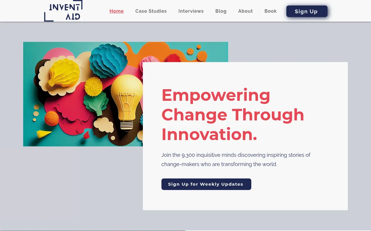 Screenshot of inventaid.org