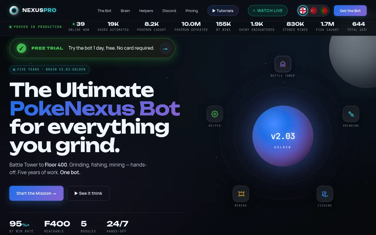Screenshot of nexuspro.dev