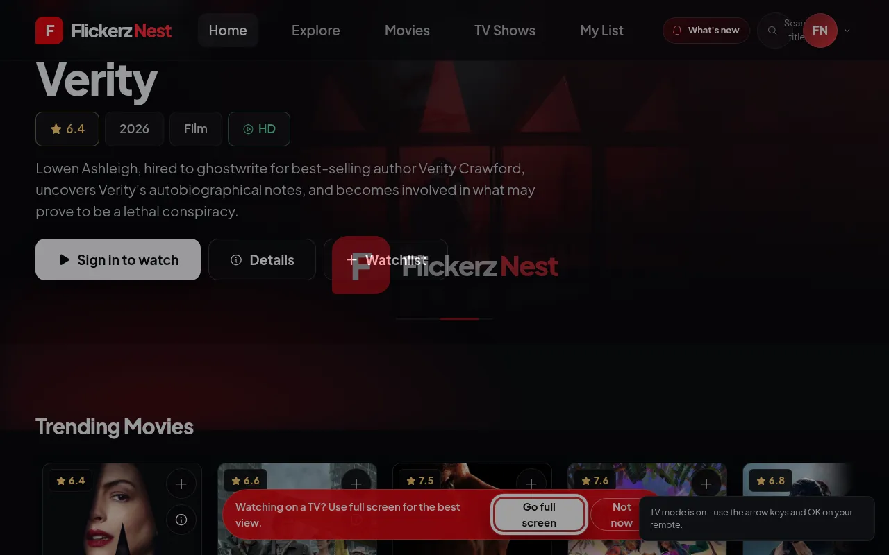 Screenshot of flickerz.dpdns.org
