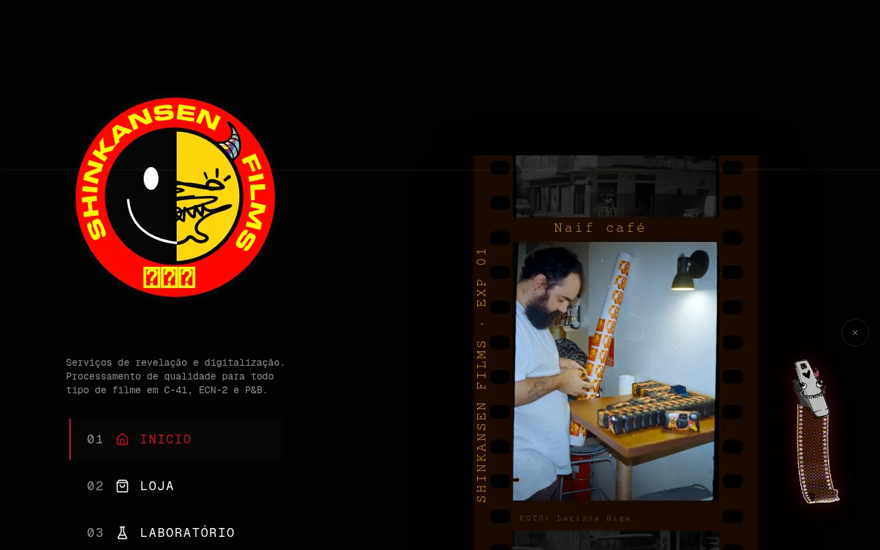 Screenshot of shinkansen.com.br