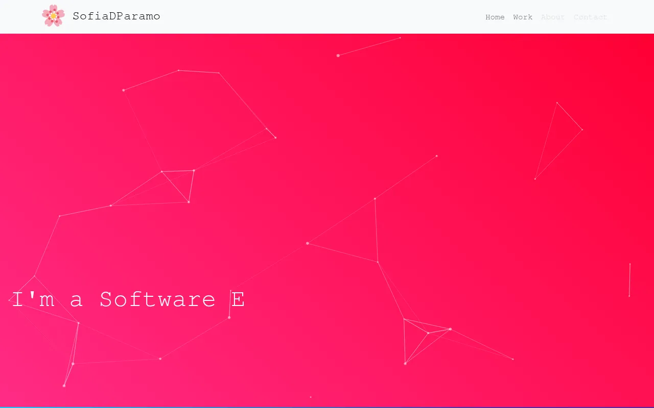 Screenshot of iamsofi.dev