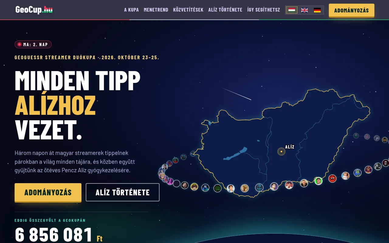 Screenshot of geokupa.hu