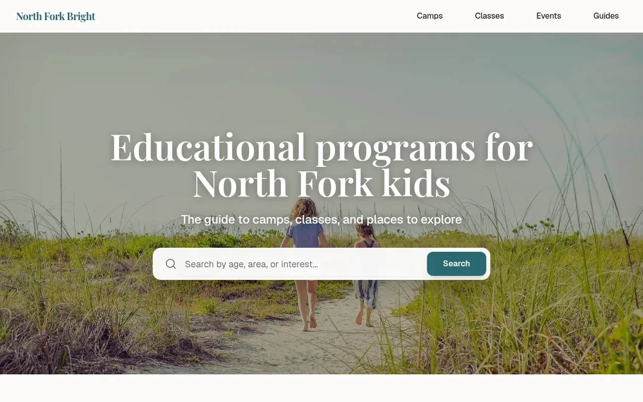 Screenshot of northforkbright.com