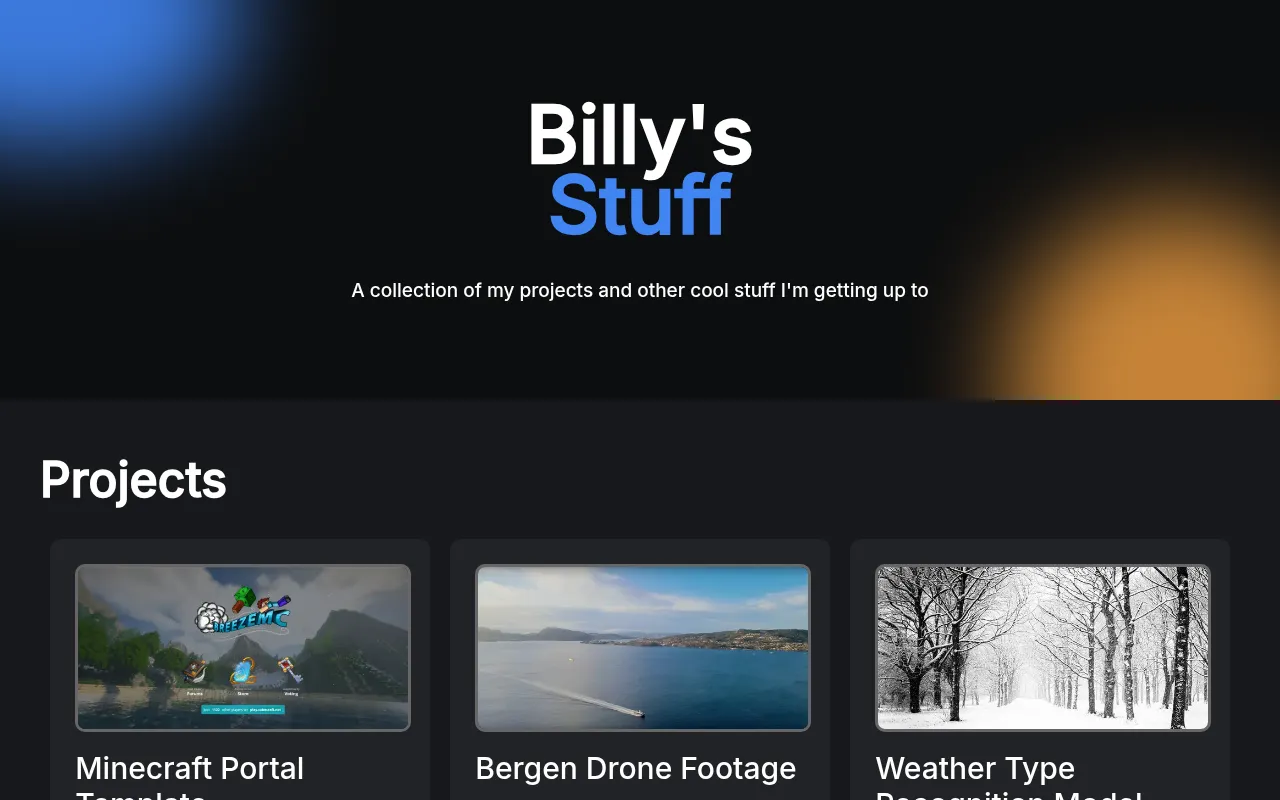 Screenshot of bybilly.uk