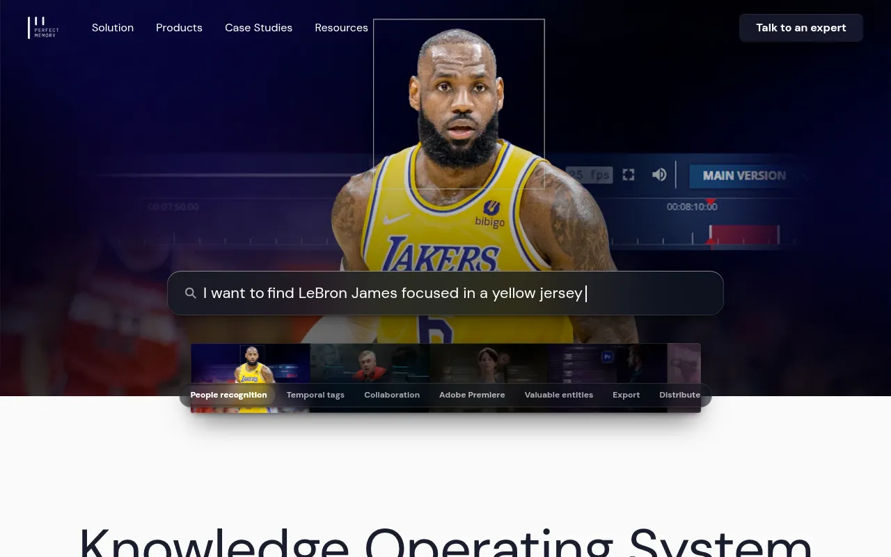 Screenshot of perfect-memory.com