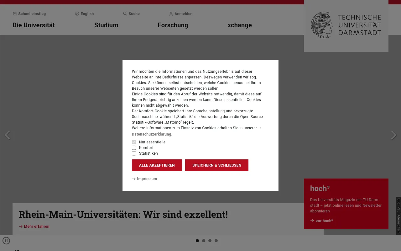 Screenshot of tu-darmstadt.de