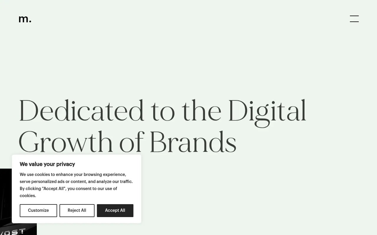 Screenshot of agenceminimal.com
