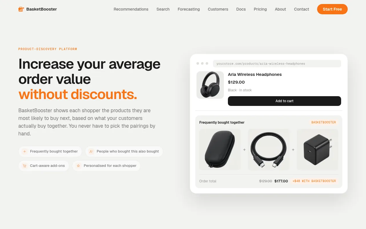 Screenshot of basketbooster.eu