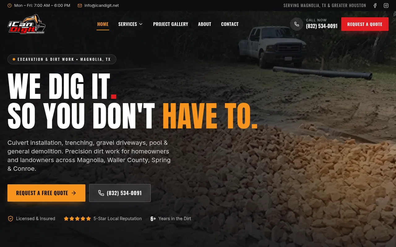 Screenshot of icandigit.net