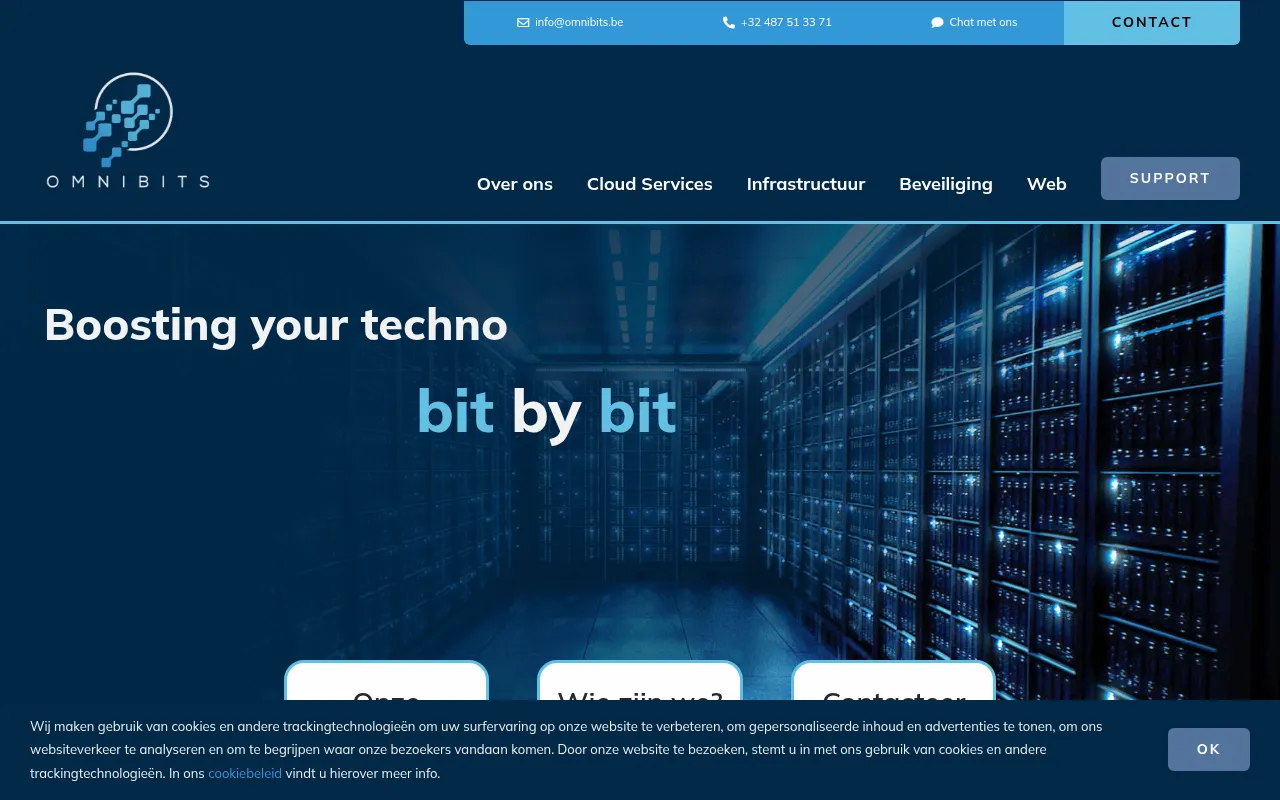 Screenshot of omnibits.be