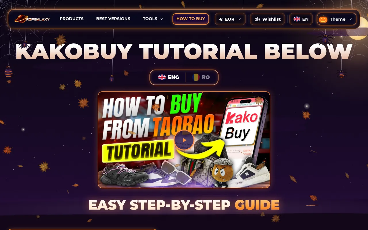 Screenshot of repgalaxy.com
