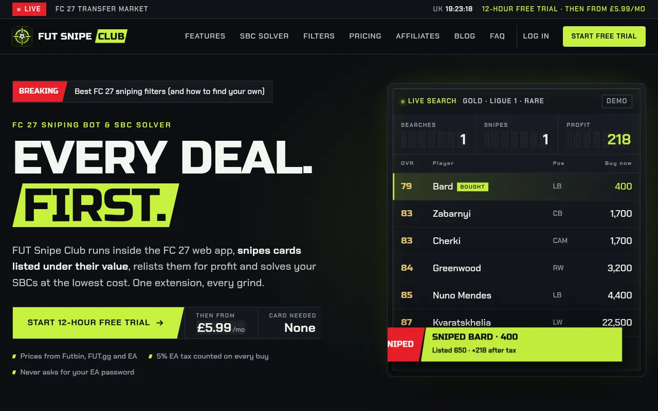 futsnipeclub.com screenshot