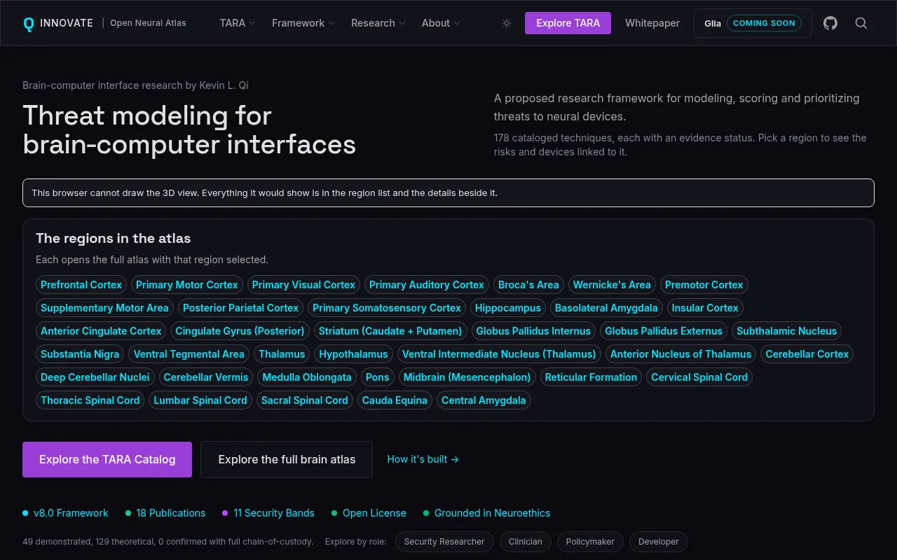 Screenshot of qinnovate.com