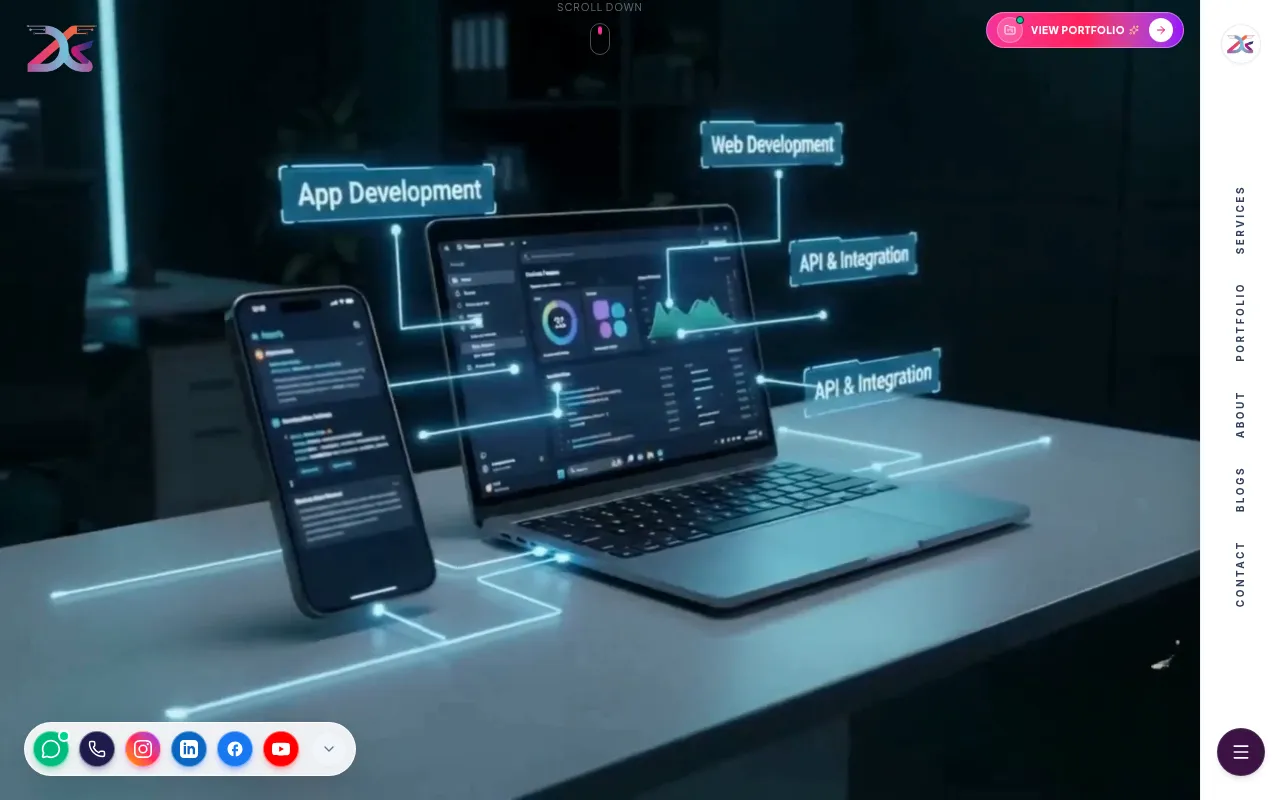 Screenshot of digitalraiz.co.in