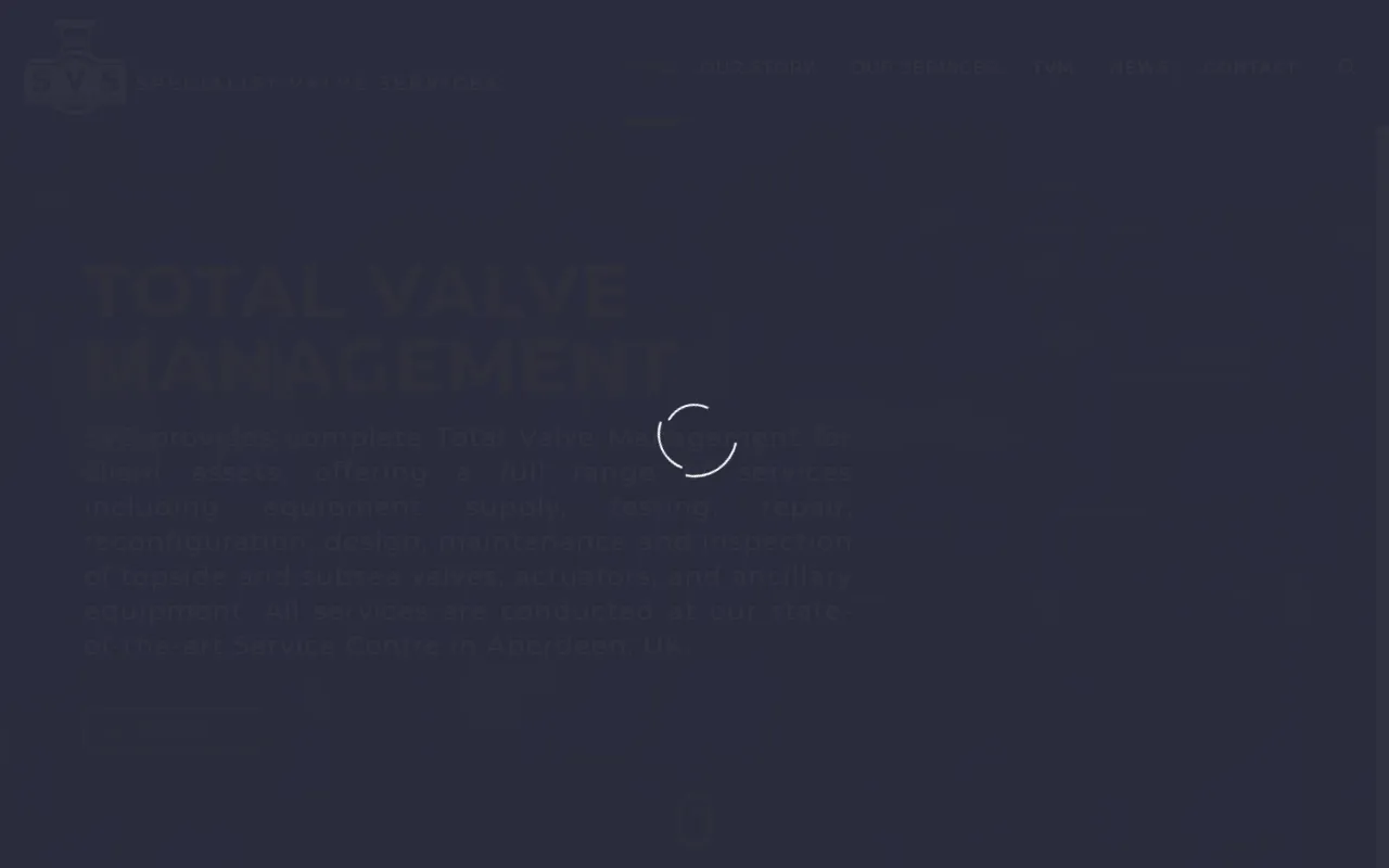 Screenshot of svservices.com