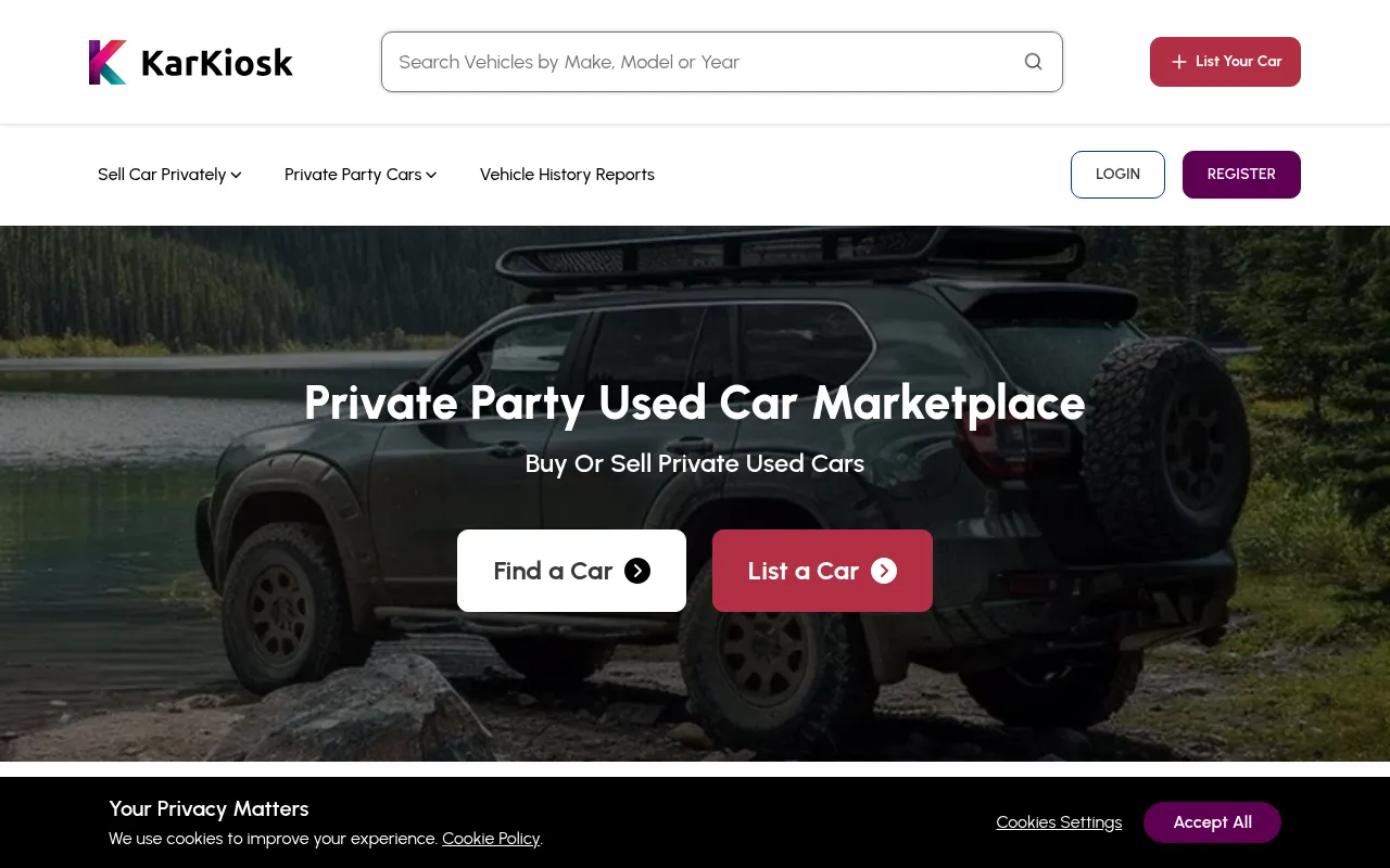 Screenshot of karkiosk.com