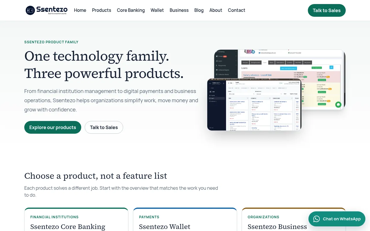 Screenshot of ssentezo.com