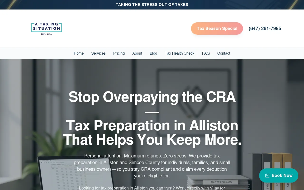 Screenshot of ataxexpert.com