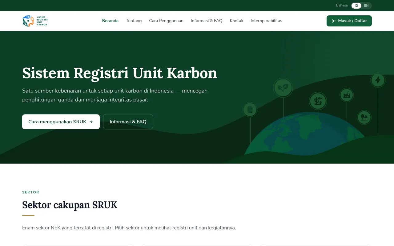 Screenshot of srukindonesia.id