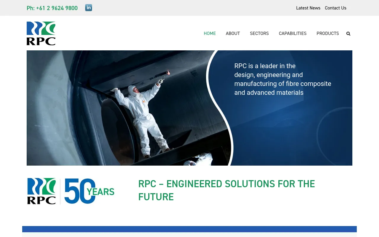 Screenshot of rpctechnologies.com
