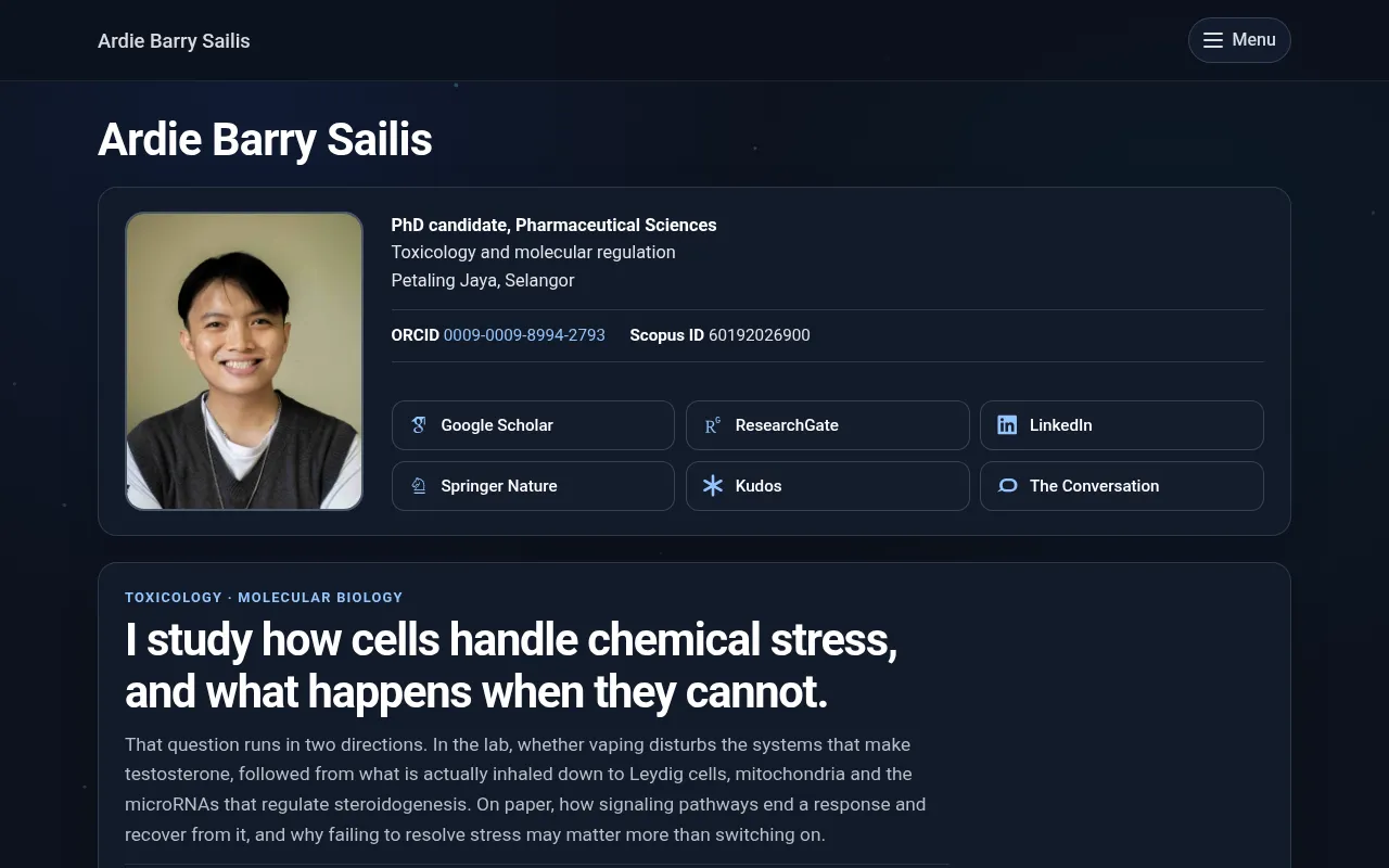 Screenshot of ardiebarrysailis.com