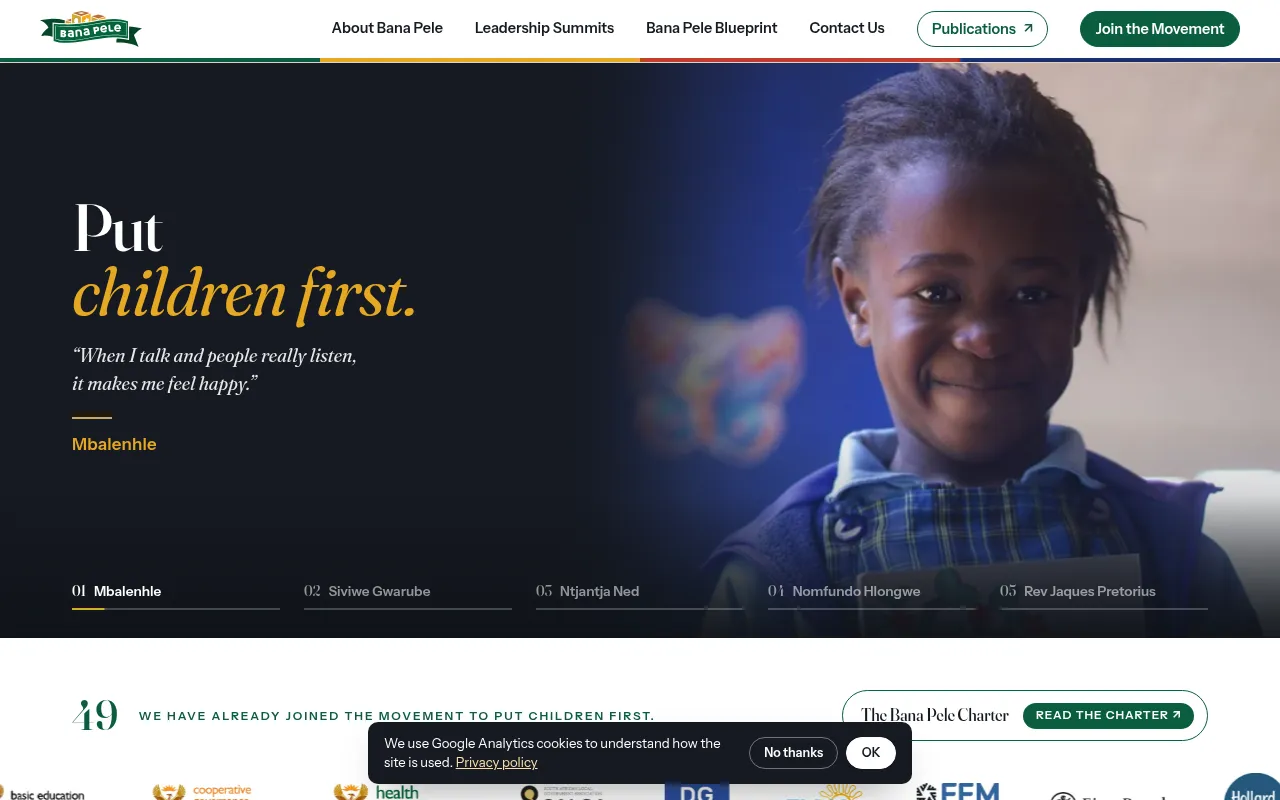 Screenshot of banapele.org