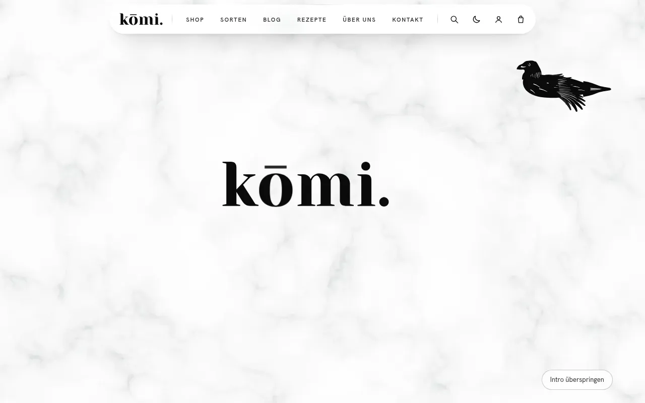 Screenshot of komi-gewuerz.ch