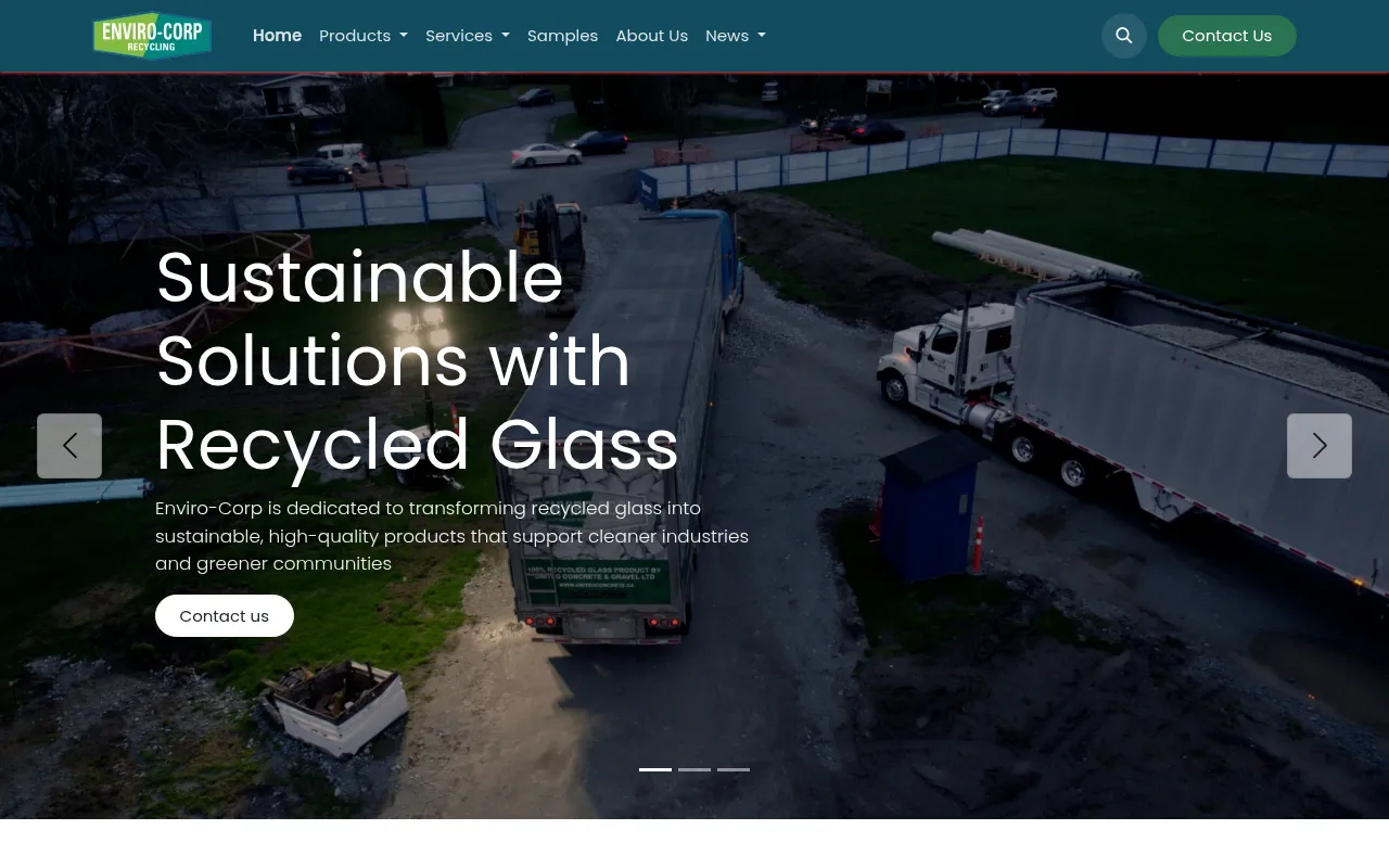 Screenshot of enviro-corp.ca