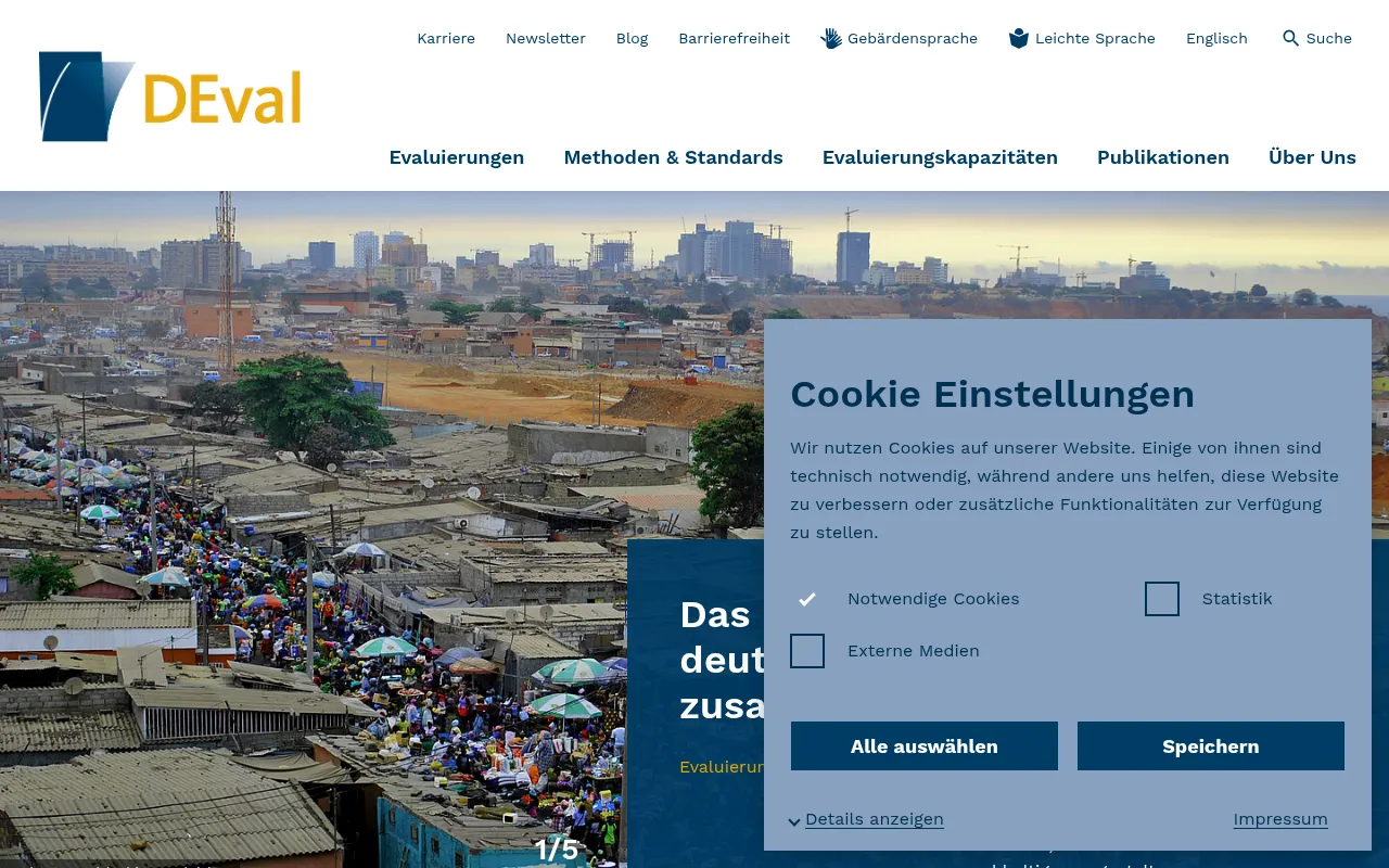 Screenshot of deval.org