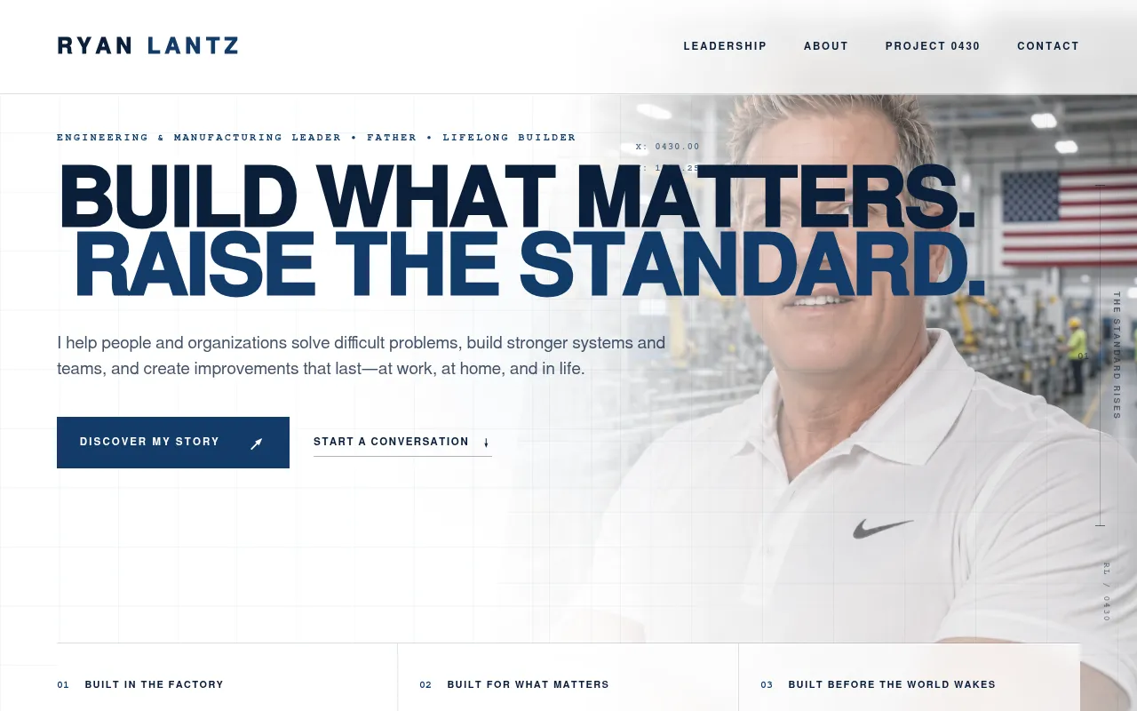 Screenshot of ryanlantz.com