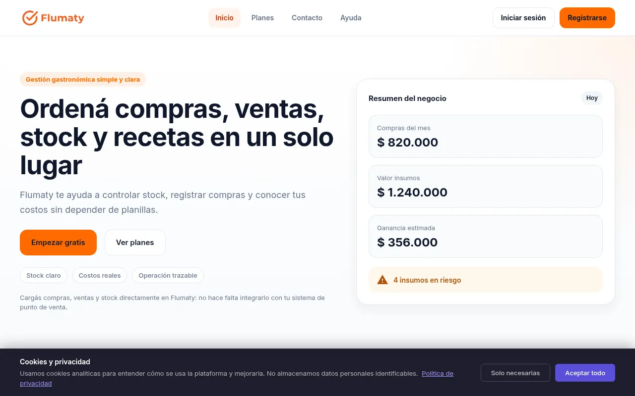 Screenshot of flumaty.com