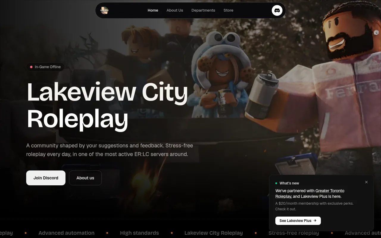 Screenshot of lakeviewcity.xyz