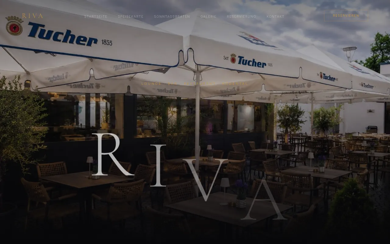 Screenshot of riva-restaurant.online