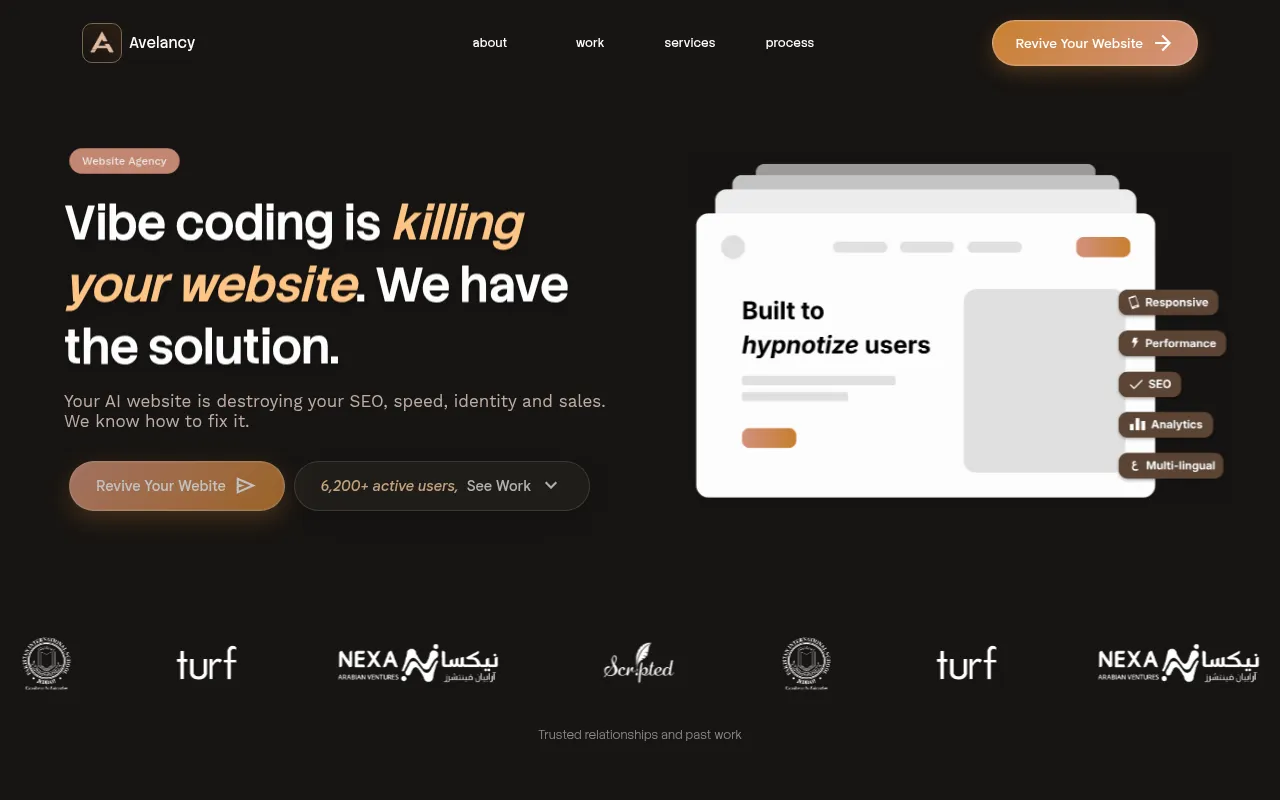 avelancy.com screenshot