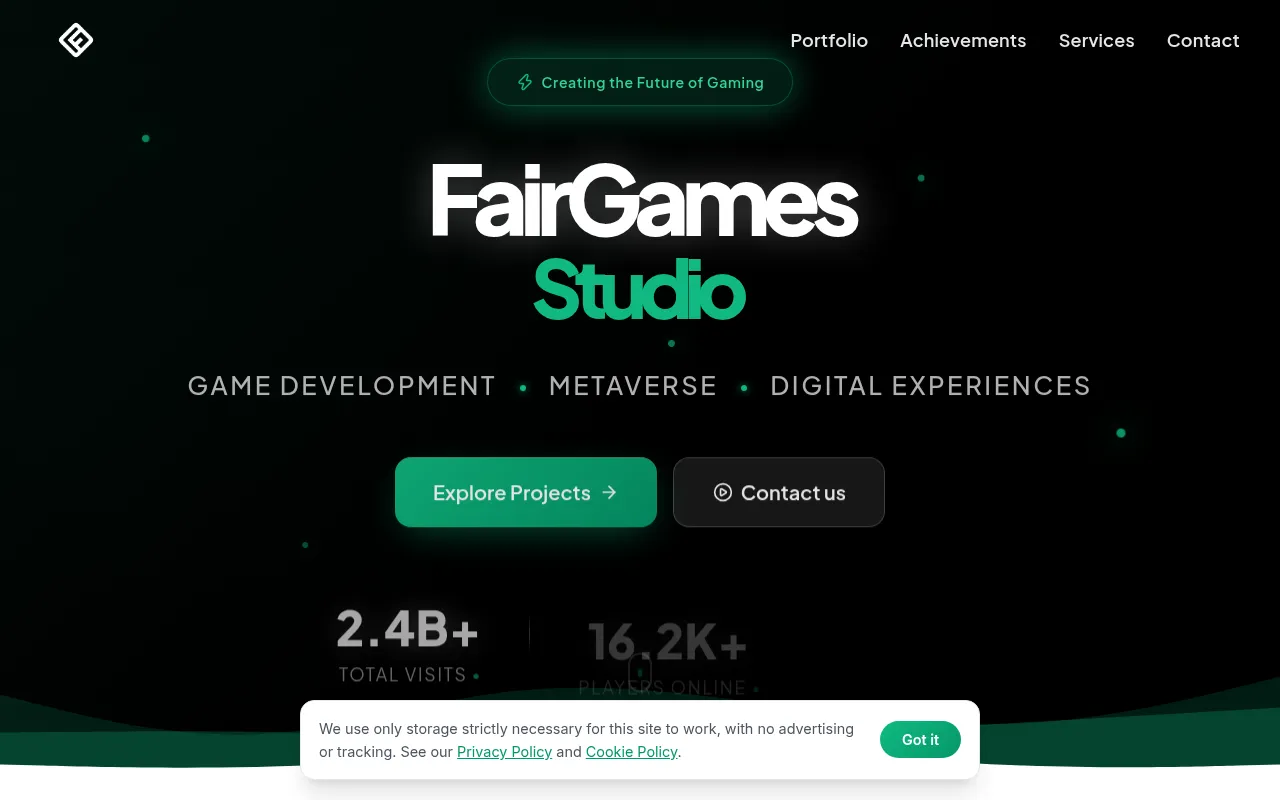 Screenshot of fairgames.gg