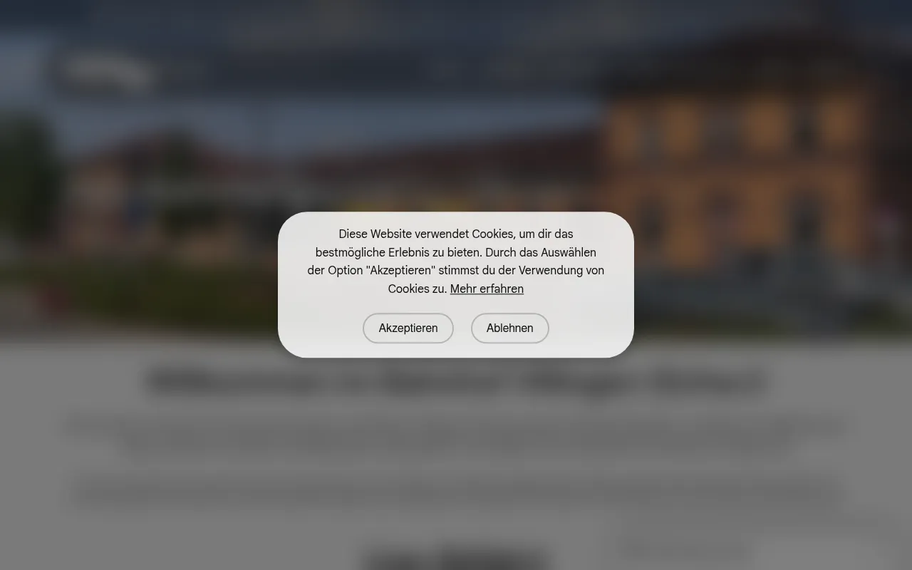 Screenshot of bahnhof-villingen.de