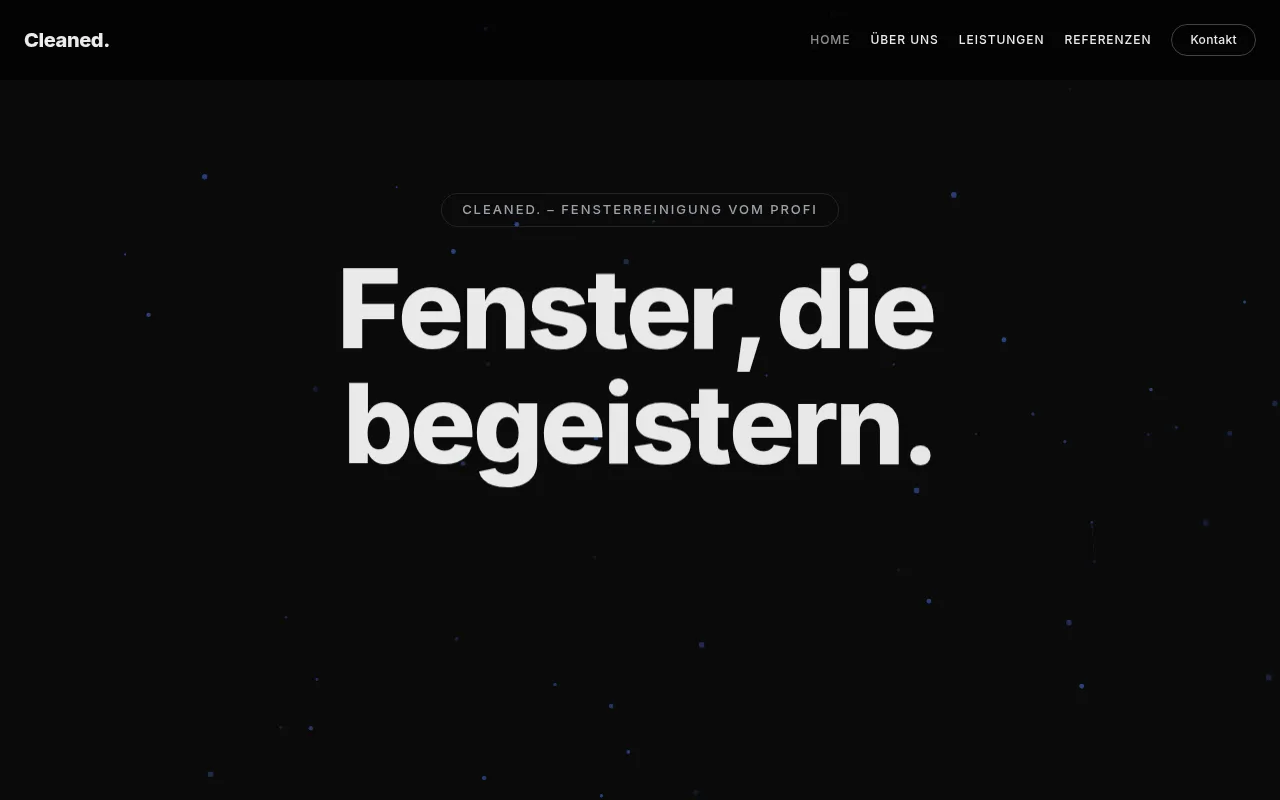 Screenshot of beispiel-fensterreinigung.netlify.app