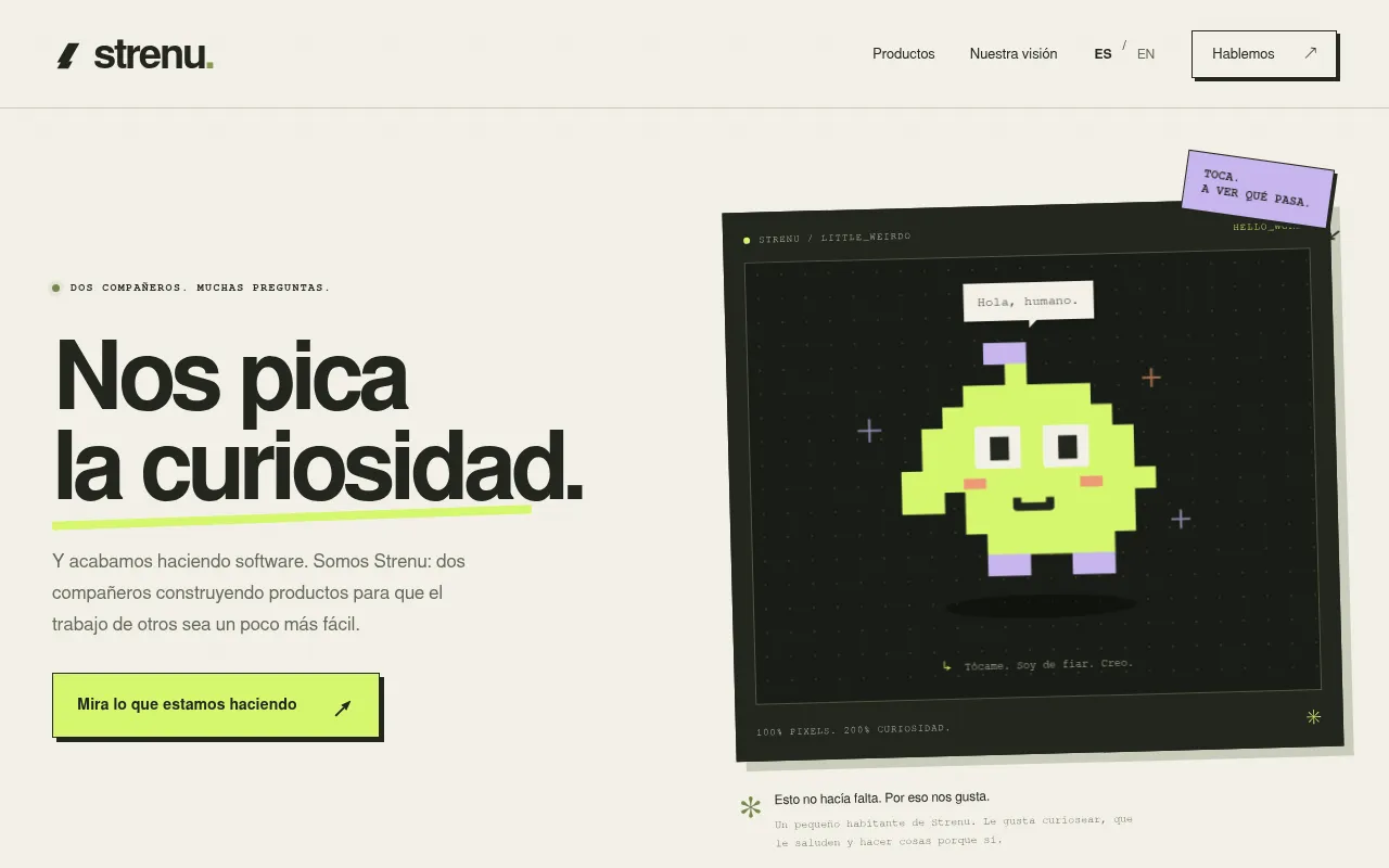 Screenshot of strenu.com
