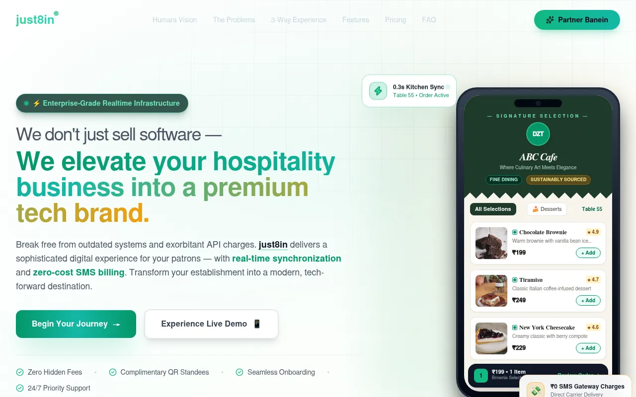 Screenshot of just8in.in