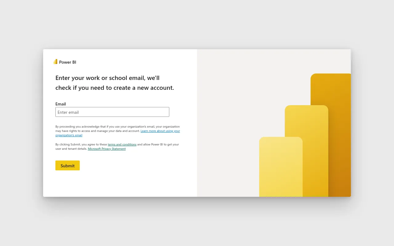 Screenshot of app.powerbi.com
