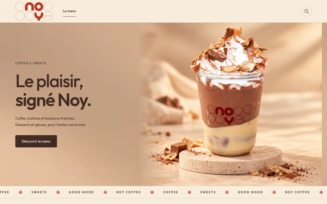 Screenshot of noycoffee.com
