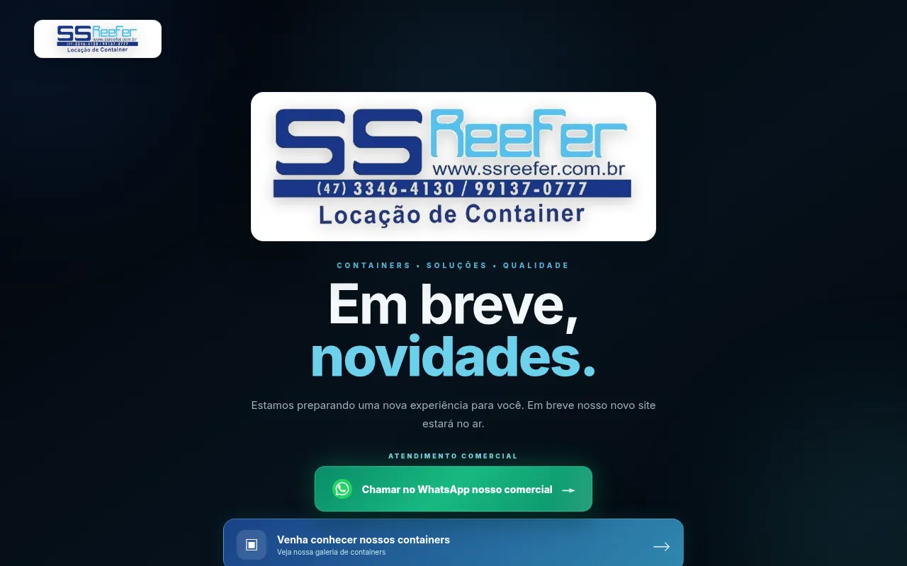 Screenshot of ssreefer.com.br