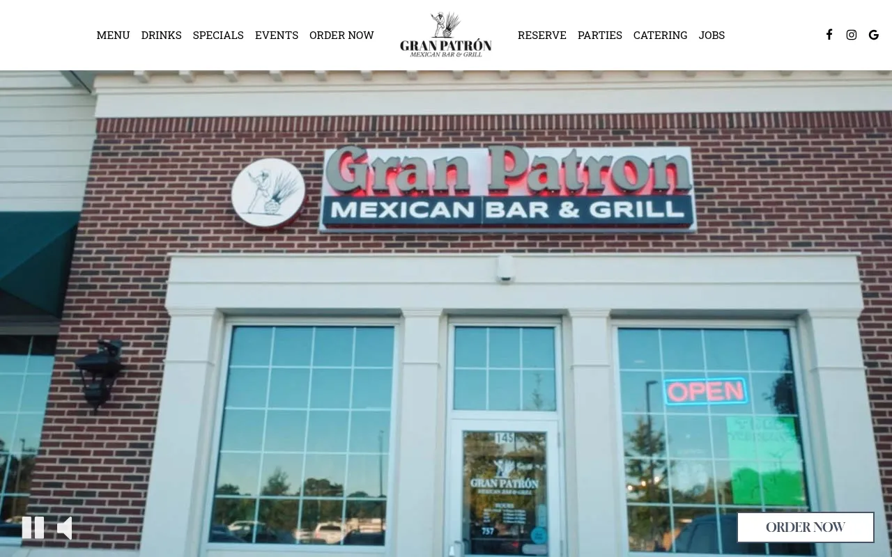 Screenshot of granpatronvb.com